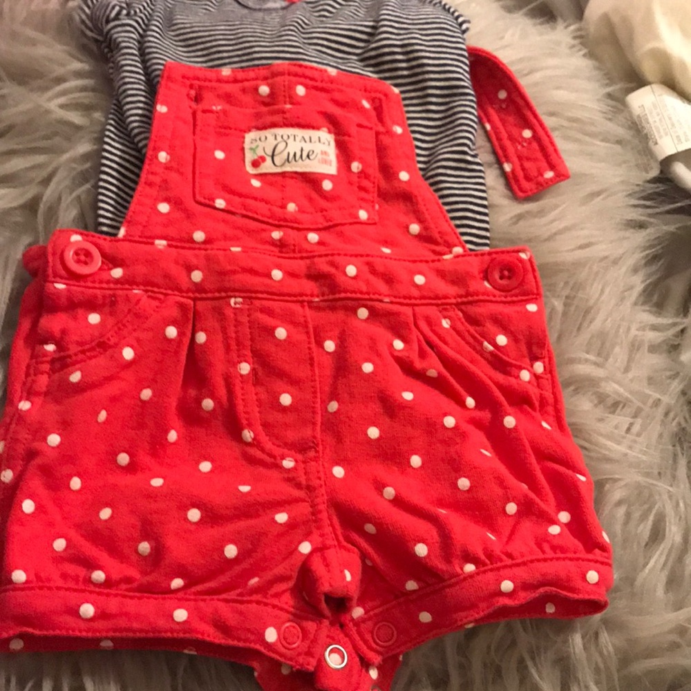 Overall shorts